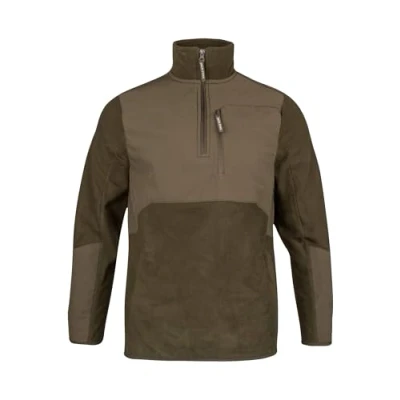 Image of JACK PYKE Rannock Fleece Pullover Dark Olive Medium