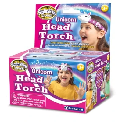 Image of Brainstorm Toys Unicorn Head Torch Featuring Sound