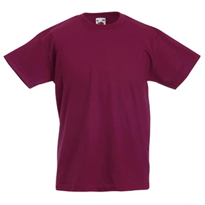Image of Fruit of The Loom Boys&#039; t Shirt. Red 3 Years