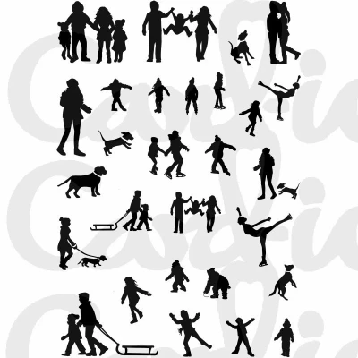Image of Card io Festive Fun Clear Stamp Set, Transparent, 22.4 x 11.4 0.4 cm