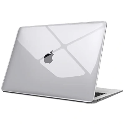 Image of FINTIE Case Compatible with MacBook Air 13.3 inch (2020/2019/2018 Not for 2024) Model A2337(M1)/A2179/A1932, Protective Snap On Hard Shell Cover Fit 13.3&quot; Retina Display Touch ID, Crystal Clear