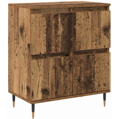 Image of vidaXL Sideboard with Storage Door Brown 60 x 35 70 cm Engineered wood