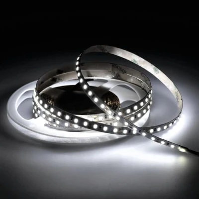 Image of JANDEI 5M LED Strip Lights, Cool White 6000K, 600 LEDs, 3900lm Bright Daylight Tape for Kitchen Cabinet Bar Van TV Mirror and More (12V Power Supply Not Included)