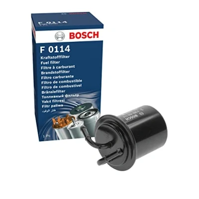 Image of 25175541 Fuel Filter BOSCH 0 986 450 114 In Line 8mm SUBARU: Impreza I Saloon, II Forester