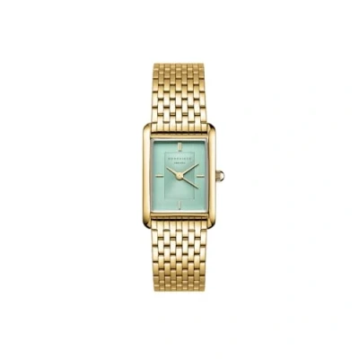 Image of Heirloom Mint Green with Dial and 23.5x30.6mm Gold Case HMGSG H04 Stainless Steel, Gold, strappy