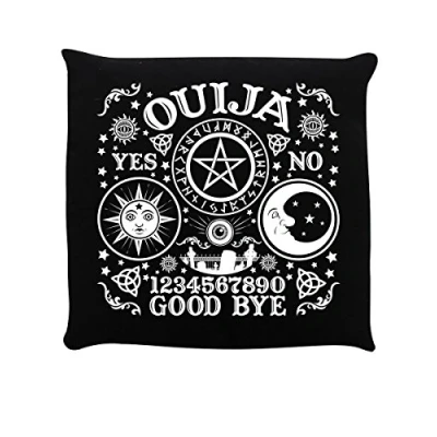 Image of Grindstore Ouija Board Black Cushion 40x40cm