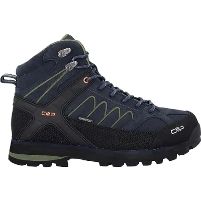 Image of CMP Men&#039;s MOON MID TREKKING SHOES WP Hiking, B.Blue Peat, 11 UK