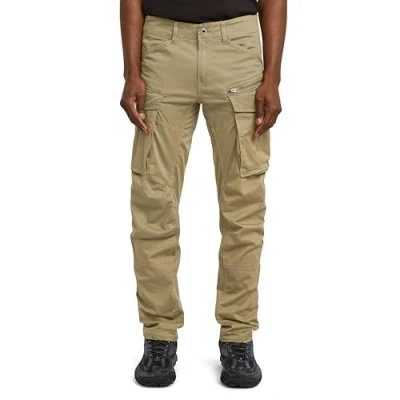 Image of G STAR Men&#039;s Rovic Zip 3D Regular Tapered Pants, Green (Ensis D02190 5126 6057), 34 W/32 L