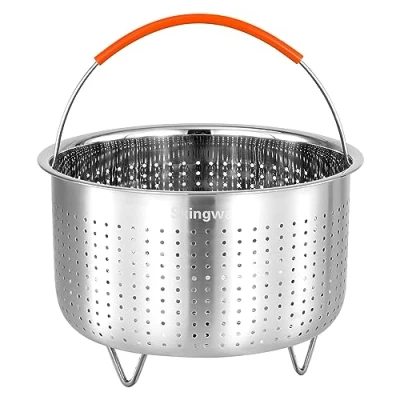 Image of Steamer Basket for Instant Pot, Vegetable Stainless Steel Insert Pots