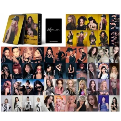 Image of SKLTN 55pcs Aespa Photocards Whiplash Cards New Album Mini Merch Photo Poster for Fans