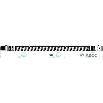 Image of APEC HOS3733 Brake Hose