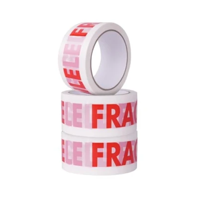 Image of ARVO Packing Tape Parcel 3 Rolls (48mm x 60m) Fragile for Boxes, Secure Sticky Sealing Packaging Moving House