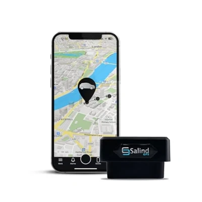 Image of SALIND 08 2G Mini GPS Tracker for Cars, Motorbikes and Other Vehicles Connection via OBD UK &amp; Worldwide Real Time Tracking, Safe Area, Route Memory System Alarms