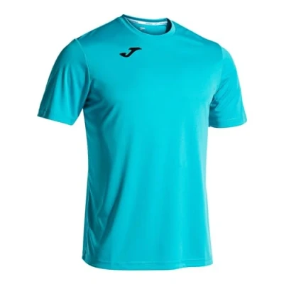 Image of Joma Men&#039;s Combi M/C T Shirt, Fluor Turquoise, XL