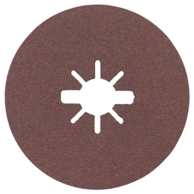 Image of Bosch 1x X LOCK R444 Expert for Metal Fibre Sanding Disc (for Steel and Ferrous Metals, Ø 125mm, Grit 120, Professional Accessories Angle Grinders from Most Brands)