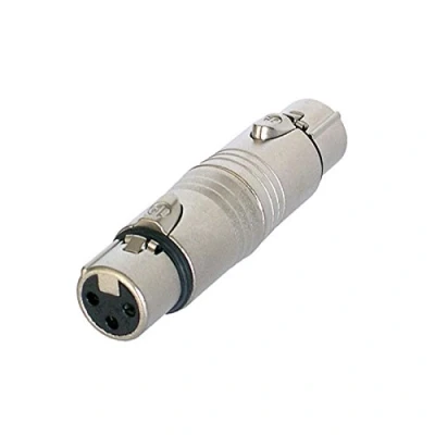 Image of Neutrik NA3FF Adapter XLR Female to Female, Silver, 75.0 mm*20.0 mm