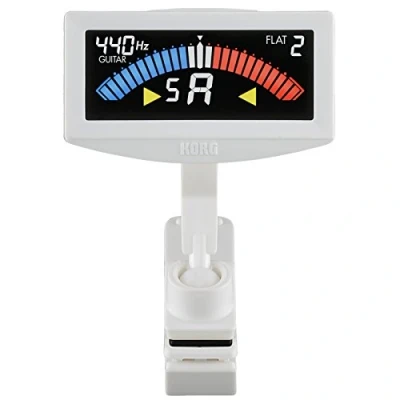Image of Korg AW 4G WH Pitchcrow Clip on Guitar Tuner White