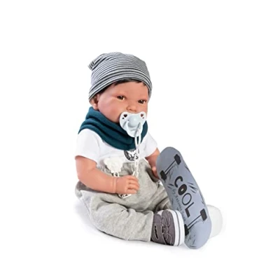 Image of Muñecas Antonio Juan Newborn PIPO Skater, Multicolor (33235)