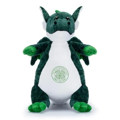 Image of Celtic FC Standing Dragon 33 cm Officially Licensed Plush Toy, For Adults &amp; Kids Perfect Bhoys and Wee Lasses