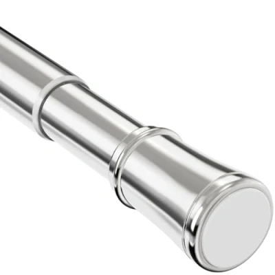 Image of 1PC Telescopic Spring Tension Rod Extendable Curtain No Drilling Window Adjustable Pole Screws for Kitchen(73 175cm/28.7 68.9Inch,Stainless Steels)