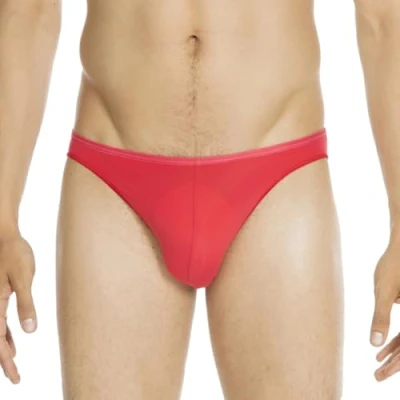 Image of HOM, Mens, Plumes Micro Briefs, Red, S