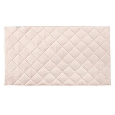 Image of Hauck Bed Me Mattress Sheet &amp; Protector, Beige 120cm x 60cm Universal Fitting for Travel Cots and Beds, Soft Fitted Sheets, Machine Washable