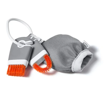 Image of OXO 12246300 Good Grips Keyboard &amp; Screen Deep Cleaning Set 3 Pieces, Gray