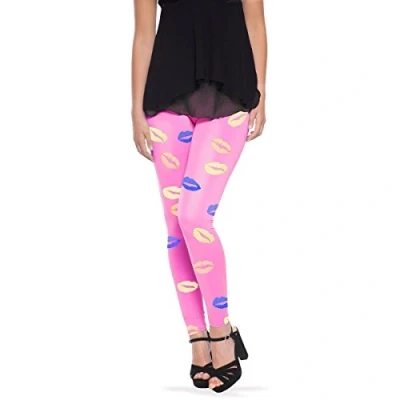 Image of Folat 63547 Pink Lips Leggings
