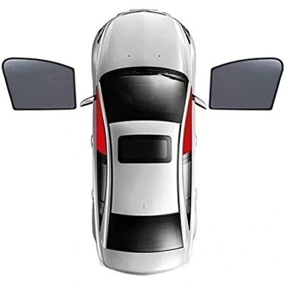 Image of Car Window Shades for Land Rover Discovery 5 2017 2018, Magnetic Side Mesh Covers Blinds Block UV Rays Protects Baby Shading and Anti Mosquito Breathable Auto Sun