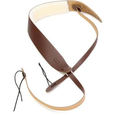 Image of Levy&#039;s Leathers Pm14 brn Leather Banjo Cradle Strap Brown