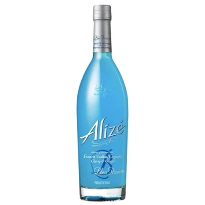 Image of Alizé Liqueur Bleu Passion with Passionfruit, French Vodka, Cognac, Chery and Ginger 70 cl