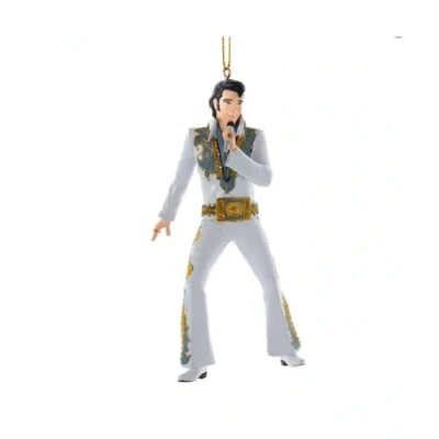 Image of Kurt Adler Elvis Presley in Arabian Jumpsuit Ornament 5.25 Inch Multicolor