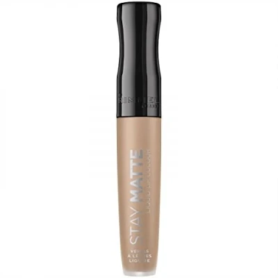 Image of Rimmel London Stay Matte Liquid Lipstick, Raw Embrace, Nude Shade 1, 5.5 ml