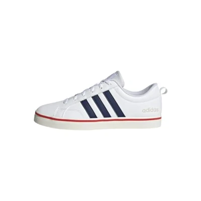 Image of adidas Men&#039;s Vs Pace 2.0 Shoes Shoes, FTWR White Dark Blue Better Scarlet, 12 UK