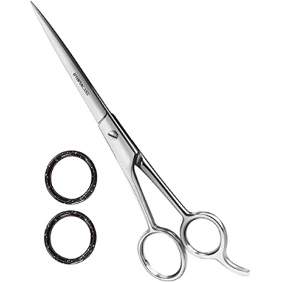 Image of Utopia Care Hair Cutting and Hairdressing Scissors 7.5 Inch, Premium Stainless Steel Shears with Smooth Razor Sharp Edge, for Salons, Professional Barbers, Men &amp; Women, (7.5 Silver, Pack of 1)