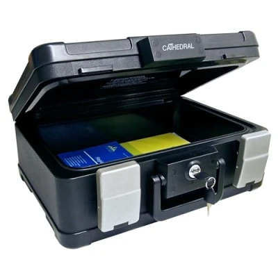 Image of Cathedral Products DSBA4 UL Certified Lockable A4 Fire &amp; Waterproof Security Chest