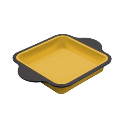 Image of EKAU Smart Flex Square Cake Pan Marigold