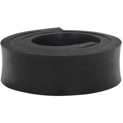 Image of vidaXL Rubber Edge for Snow Plow Black 180x8x2 cm