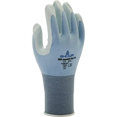 Image of Showa Gloves SHO265 M No.265 Assembly Grip Glove, Size: M, Light Blue