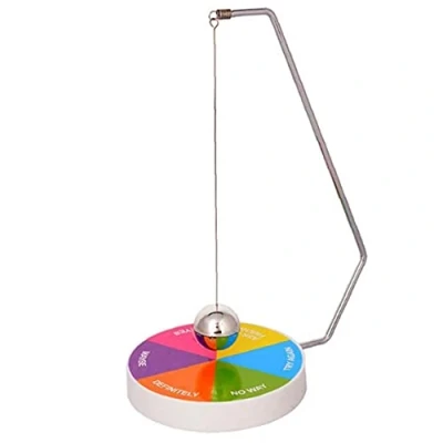 Image of Ruluti Magnetic Swinging Pendulum Game Fate Fun Decision Maker Ball Dynamic Toy Home Office Desk Decoration Playful Metal