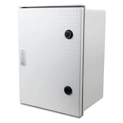 Image of ALLBROX GRP Electrical Enclosure IP66, including Backplate and Stainless Steel Mounting Brackets, Tough Box IK8, Wall Mounted Junction (600 (H) X 400 (W) 200 (D))