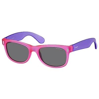 Image of Sunglasses Polaroid P0115 col. iub/y2 Child Square Pink