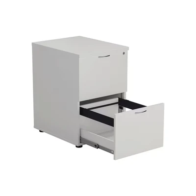 Image of Jemini White 2 Drawer Filing Cabinet KF78666