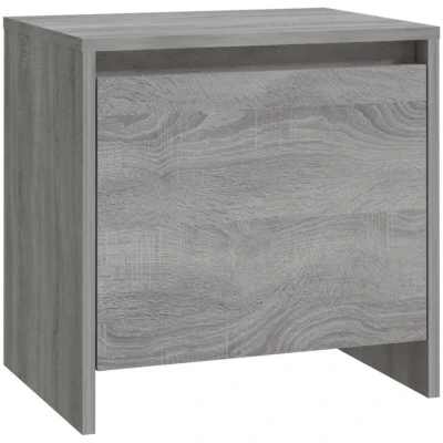 Image of vidaXL Bedside Cabinet Grey Sonoma 45x34x44.5 cm Engineered Wood