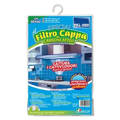 Image of PARODI &amp; Activated Carbon Filter, Polyester, White, 40x60 cm (Confezione da 1)