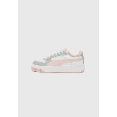 Image of Puma Carina Street Trainers, Women&#039;s, Size: 5, White/mauve mist/gray echo shoes
