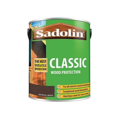 Image of Sadolin Classic Wood Protection 5 litre Jacobean Walnut