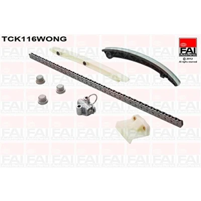 Image of 55562234, 5636360, 637241, 90529570 Timing Chain Kit FAI AutoParts TCK116WONG without gears, gaskets/seals Simplex, Bolt