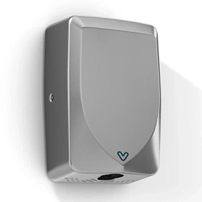 Image of Hydra 9 Automatic Hand Dryer: Handsfree Low Energy Noise 750W Electrical Dryers for Toilets Bathrooms Washrooms and Commercial Use: 12 Second Dry Time Stainless Steel Cover (Satin)
