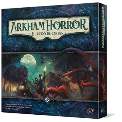 Image of Fantasy Flight Games Edgahc01 Arkham Card Game of Arcane Mysteries and Supernatural Horror, Multicoloured